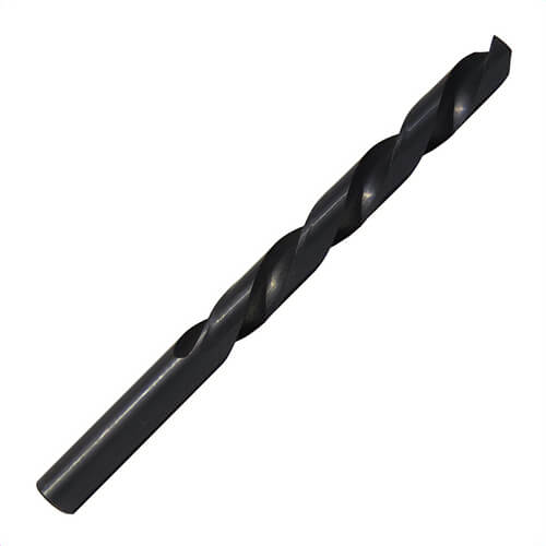 Qualtech DWDLH9/32 Jobber Length Drill Bit, 9/32 in Drill - Fraction, 0.2812 in Drill - Decimal Inch, 118°  Point, HSS, Black Oxide
