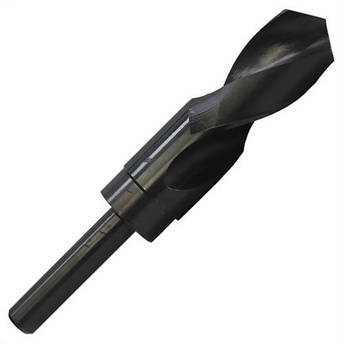 Qualtech DWDRSD1-11/64 Economy Silver and Deming Drill, 1-11/64 in Drill - Fraction, 1.1719 in Drill - Decimal Inch, 1/2 in Shank, HSS