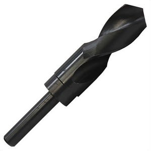 Qualtech DWDRSD1-27/64 Economy Silver and Deming Drill, 1-27/64 in Drill - Fraction, 1.4219 in Drill - Decimal Inch, 1/2 in Shank, HSS