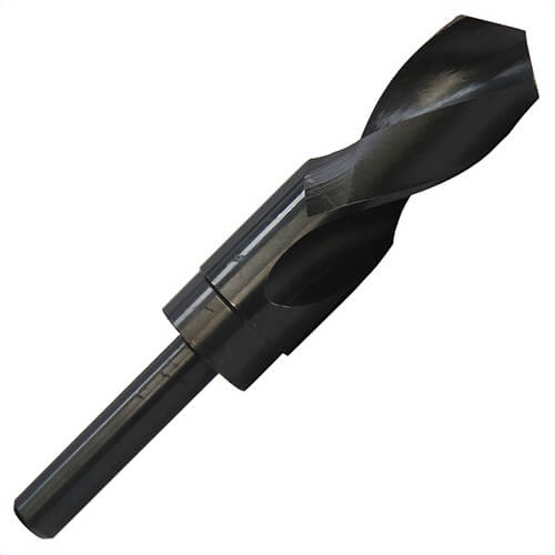 Qualtech DWDRSD1-5/64 Economy Silver and Deming Drill, 1-5/64 in Drill - Fraction, 1.0781 in Drill - Decimal Inch, 1/2 in Shank, HSS