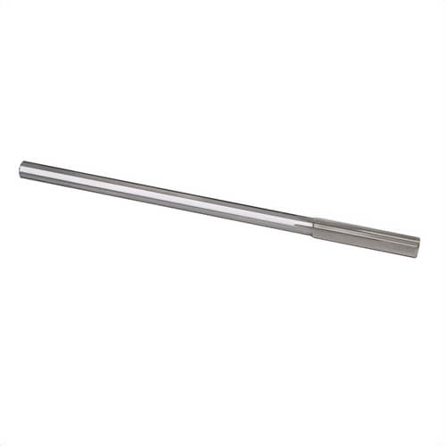Qualtech DWRR9.5MM Chucking Reamer, 9.5 mm dia x 1-3/4 in OAL, Round Shank, Straight Flute