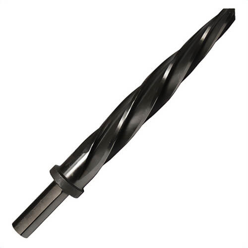 Qualtech DWRRBSS7/16 Bridge Reamer, Imperial, 7/16 in dia x 5-7/8 in L, 7/16 in dia Round Shank, Straight Flute