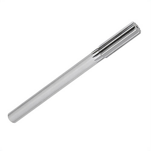 Qualtech DWRRSP21/32 Chucking Reamer, 21/32 in dia x 9 in OAL, Round Shank, Spiral Flute
