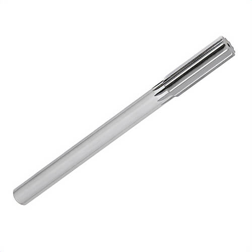 Qualtech DWRRSP25/32 Chucking Reamer, 25/32 in dia x 9-1/2 in OAL, Round Shank, Spiral Flute