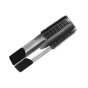 Qualtech DWT64117 Straight Pipe Tap, 1/4-18 Thread, NPS Thread Standard, 4 Flutes, Right Hand Cutting Direction, HSS, Bright