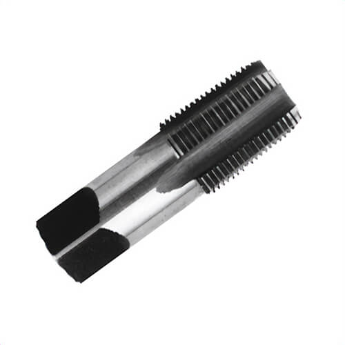 Qualtech DWT64124 Straight Pipe Tap, 2-11-1/2 Thread, Right Hand Cutting Direction, HSS, Bright