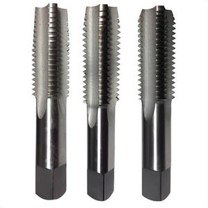 Qualtech DWTS8X1.25 Hand Tap Set, Right Hand Cutting, Bottoming/Plug/Taper Chamfer
