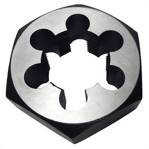 Qualtech DWTSMH30X1 Special Hex Die, M30x1 Thread, Carbon Steel