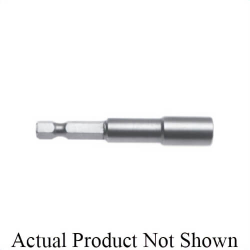 Qualtool MSHL 7/16 Long Magnetic Power Drive Nut Setter, Steel, 1/4 in Hex