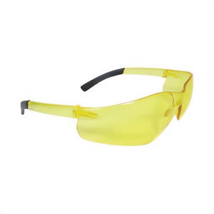 Radians® AT1-40 Rad-Atac™ Lightweight Safety Eyewear, Hard Coat/Impact-Resistant, Amber Lens, Half Framed Frame, Amber