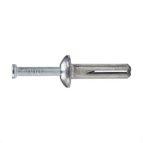 Rawplug® 02806-PWR Mushroom Head Nail Drive Anchor, 1/4 x 3/4 in