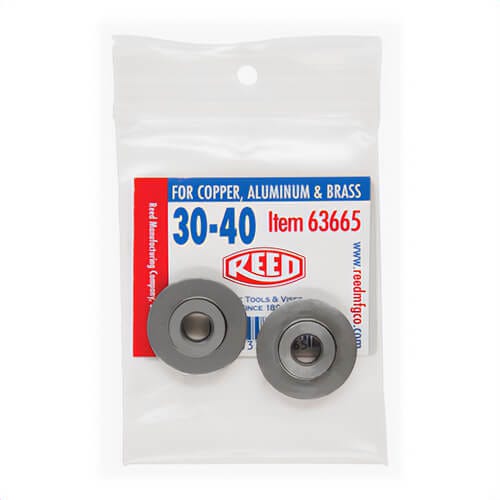 Reed 2PK-30-40 Replacement Cutter Wheel, Use With Quick Release™ TC Metal Tubing Cutter, 1/4 in Blade Exposure