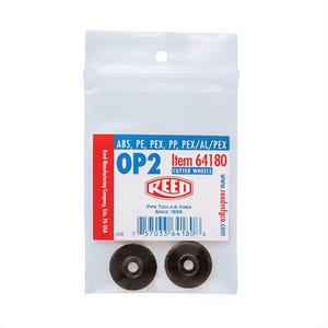 Reed 2PK-OP2 Replacement Cutter Wheel, 0.275 in Blade Exposure, Use With TC1Q, TC1.6Q, TC2Q, T10, T15 & T20 Plastic Tubing Cutter