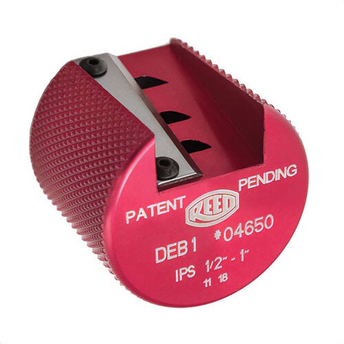 Reed DEB1IPS Deburring Tool, Knurled Grip, Aluminum Body