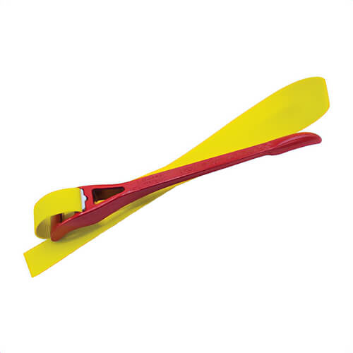 Reed SW18A48 Strap Wrench, 1 to 12 in, 12 in OD Tubing, Polyester Strap, 18 in L Handle, Ductile Iron Handle