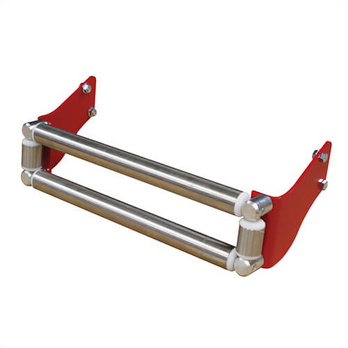 Reelcraft® S600693-3 4-Way Bottom Wind Hose Roller Guide Assembly, 18 in L, Red, Domestic