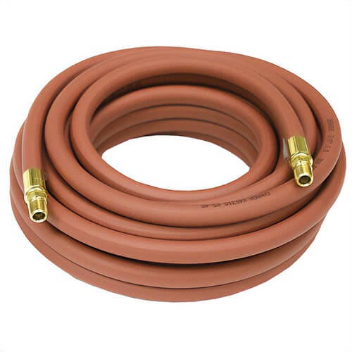 Reelcraft® S601015-75 Low Pressure Hose Assembly, 3/8 in ID x 75 ft L Hose, 300 psi Pressure, 3/8 in MNPTF Inlet x 1/2 in MNPTF Outlet