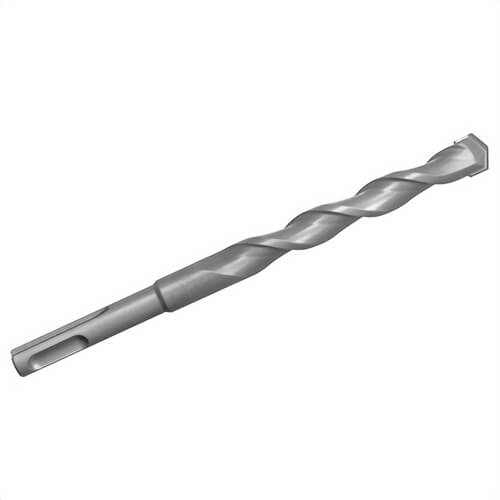 Relton 207-4-20 Single Cutter Hammer Bit, 1/4 in Drill Bit, SDS+ Shank, 18 in D Cutting, Carbide Cutting Edge, 20 in OAL