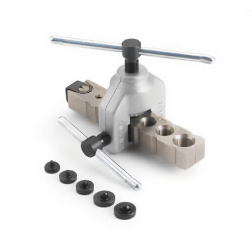 Ridgid® 23337 Manual Flare Tool, 3/16 to 1/2 in Nominal Capacity, 45° Flare Angle, Soft Copper, Brass