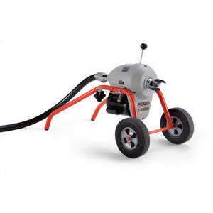 Ridgid® 23707 Sectional Machine, 2 to 8 in Drain Line, 115 VAC