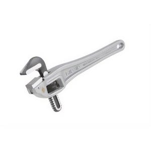 Ridgid® 31120 Offset Pipe Wrench 14, 2 in Pipe, 14 in OAL, Hook Jaw, Aluminum Handle, Standard Adjustment, Gray