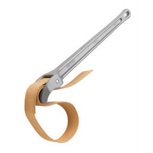 Ridgid® 31360 Strap Wrench, 5 in Pipe, 7 in OD Tubing, 1-3/4 in W, 29-1/4 Strap L