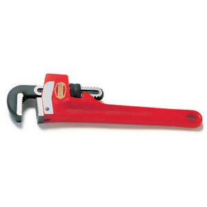 Ridgid® 31395 Raprench® Pipe Wrench, 1-1/2 in Pipe, 10 in OAL, Floating Forged Hook Jaw, Cast Iron Handle, Knurled Nut Adjustment