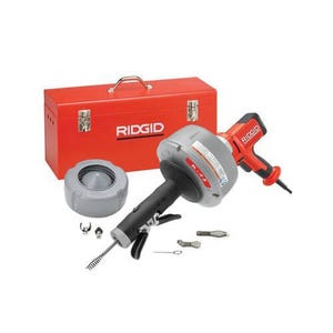 Ridgid® 36023 Sink Machine K-45-5, 3/4 to 2-1/2 in Drain Line, 115V