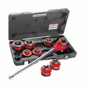 Ridgid® 36505 Manual Ratchet Threader Set 12R, 1/8 in -2 in NPT