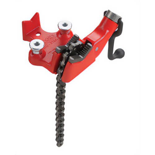 Ridgid® 40185 Top Screw Bench Chain Vise BC210A, 1/8 to 2-1/2 in Pipe