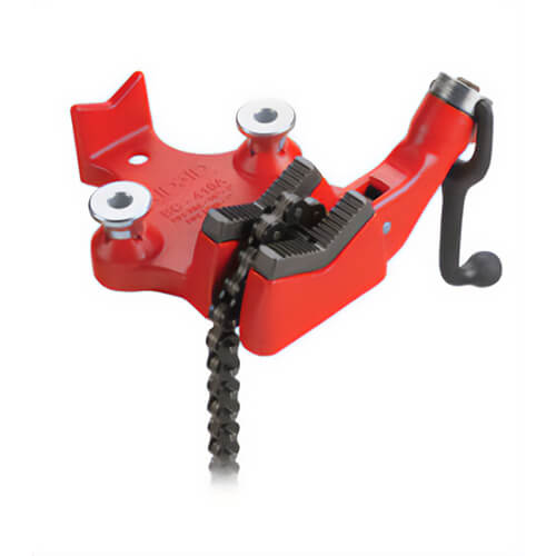 Ridgid® 40195 Top Screw Bench Chain Vise BC410, 1/8 to 4 in Pipe