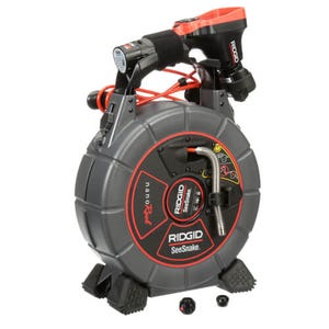 Ridgid® 40818 SeeSnake® nanoReel® Industrial System, 3/4 to 2 in, 13-1/4 in OAL, 6.6 in OAW, 17-1/2 in OAH