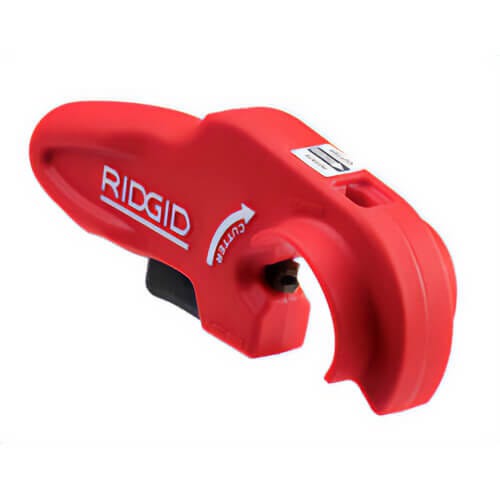 Ridgid® 40868 Plastic Drain Pipe Cutter, Double Flanged, 50 mm Nominal Capacity, Applicable Materials: Plastic