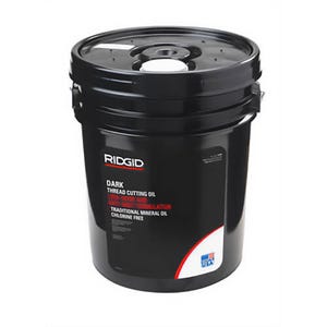 Ridgid® 41600 Dark Thread Cutting Oil, 5 gal Bucket, Mild Petroleum, Liquid, Black