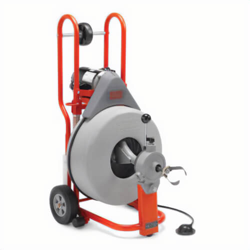 Ridgid® 42002 K-750 Drum Drain Cleaning Machine Kit, 4 to 8 in Drain Line, 200 ft Max* Run, 1/2 hp, 115 VAC, Steel Housing