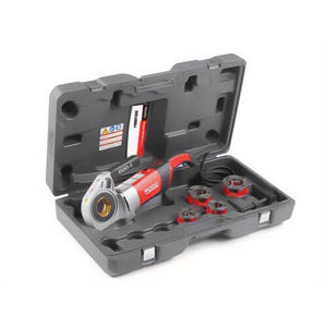 Ridgid® 44918 Handheld Power Drive Kit, 1/8 to 1-1/4 in Pipe, 20 in L x 3-3/4 in W x 7-1/2 in D, 12/5 A, 60 Hz