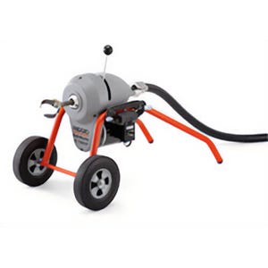 Ridgid® 46907 Sectional Drain Cleaning Machine K-1500SP, 2 to 4 in Drain Line, 175 ft Max Run, 1 hp, 115 VAC