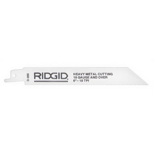 Ridgid® 47082 Reciprocating Saw Blade, 6 in L, 3/4 in W, 0.05 in Thickness, 6 TPI, High Speed Steel Cutting Edge