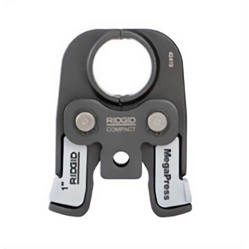 Ridgid® 48443 MegaPress® 1 in Compact Jaw, Steel, 60°C Max Operating Temperature, Black, 5.4 L x 4.13 H x 1.3 W in