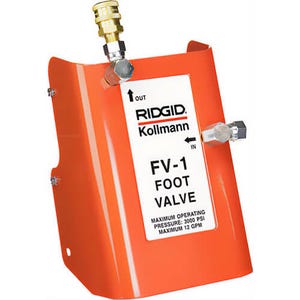 Ridgid® 49767 Pneumatic Foot Pedal, for Use with Model KJ-2200 Jetter