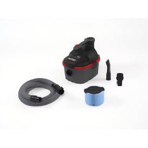 Ridgid® 50313 Portable Wet and Dry Vacuum, 9 A, 4 gal Tank, 5 hp Power Rating