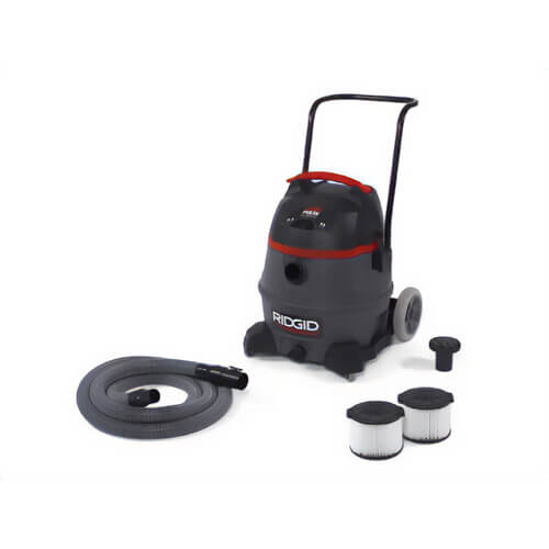 Ridgid® 50373 Stage 2 Wet and Dry Vacuum, Spin Welded Drum Tank, 11.5 A, 14 gal Tank