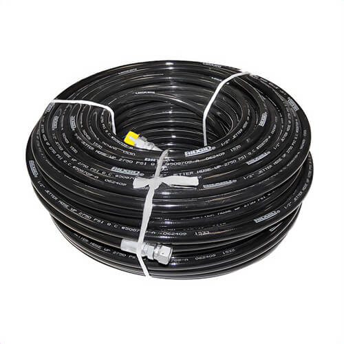 Ridgid® 51597 Jetter Hose H-1220, 1/4 in MNPT Nominal, 1/4 in Inside dia, 1/2 in Outside dia, 200 ft L