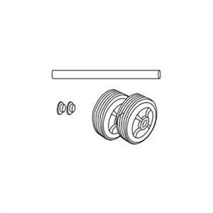 Ridgid® 54698 Wheel Assembly, for Use with Model 1000RV ProPack® Plus Wet and Dry Vacuum
