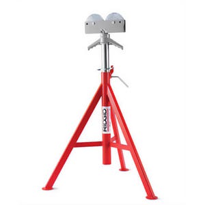 Ridgid® 56672 High Head Roller Pipe Stand RJ-99, 12 in Pipe, 1000 lb Load