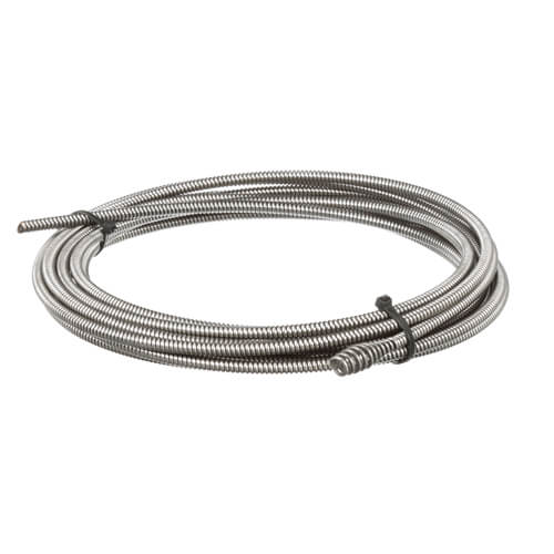 Ridgid® 56782 Inner Core Cable C-1IC with Bulb Auger, 5/16 in dia x 25 ft L, 1-1/4 to 2 in Drain Line