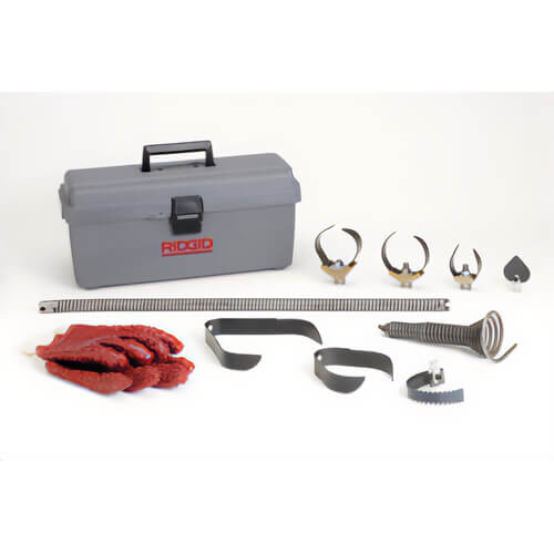 Ridgid® 61522 Drum Drain Cleaning Machine Kit K-7500, 3 to 6 in Drain Line, 250 ft Max Run, 4/10 hp, 220 VAC