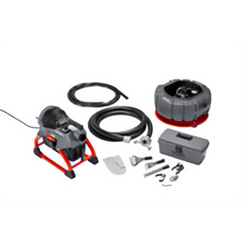Ridgid® 61693 Sectional Drain Cleaner Kit K5208, C-11 Cables, 115V 60 Hz