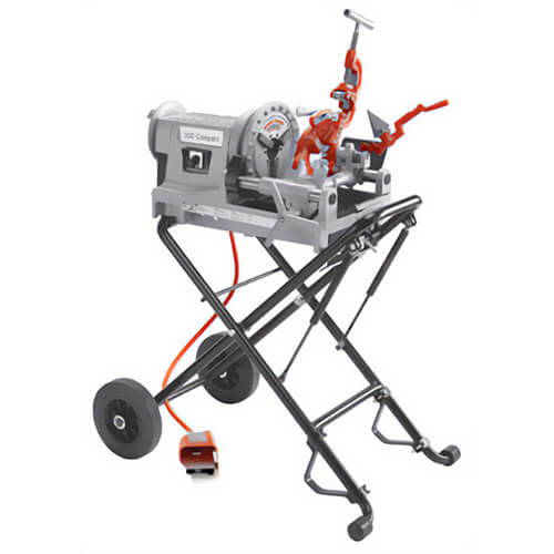 Ridgid® 67182 Compact Kit Threading Machine Kit 300, 1/8 to 2 in Pipe, 12 in L x 13 in W, 1/4 to 2 in Bolt, 115 VAC, 1/2 hp