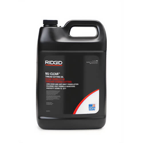 Ridgid® 70835 Pipe Thread Cutting Oil, 1 gal Can, Mild, Clear Yellow